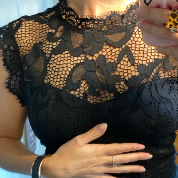 Lace Mini Black Dress😍 - Picture 12 of 12